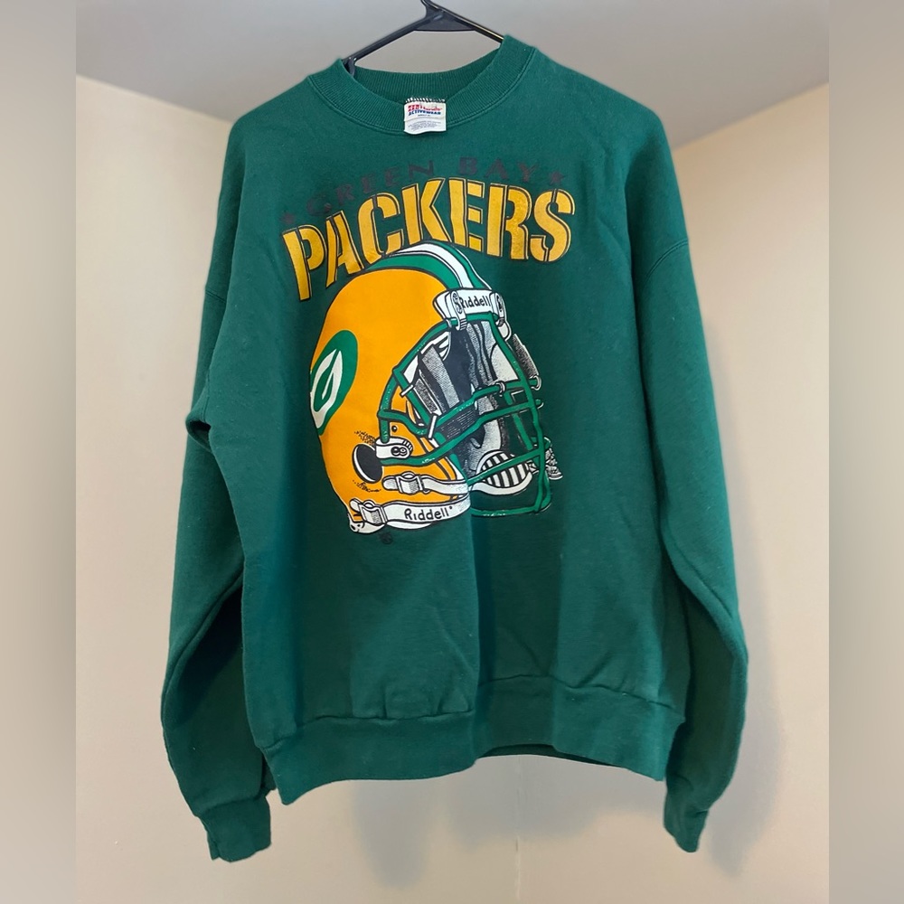 Vintage Green Bay Packers Crewneck Sweatshirt